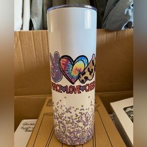 New 20oz Sublimation Tumbler- Comes W/Reusable Straw & Lid